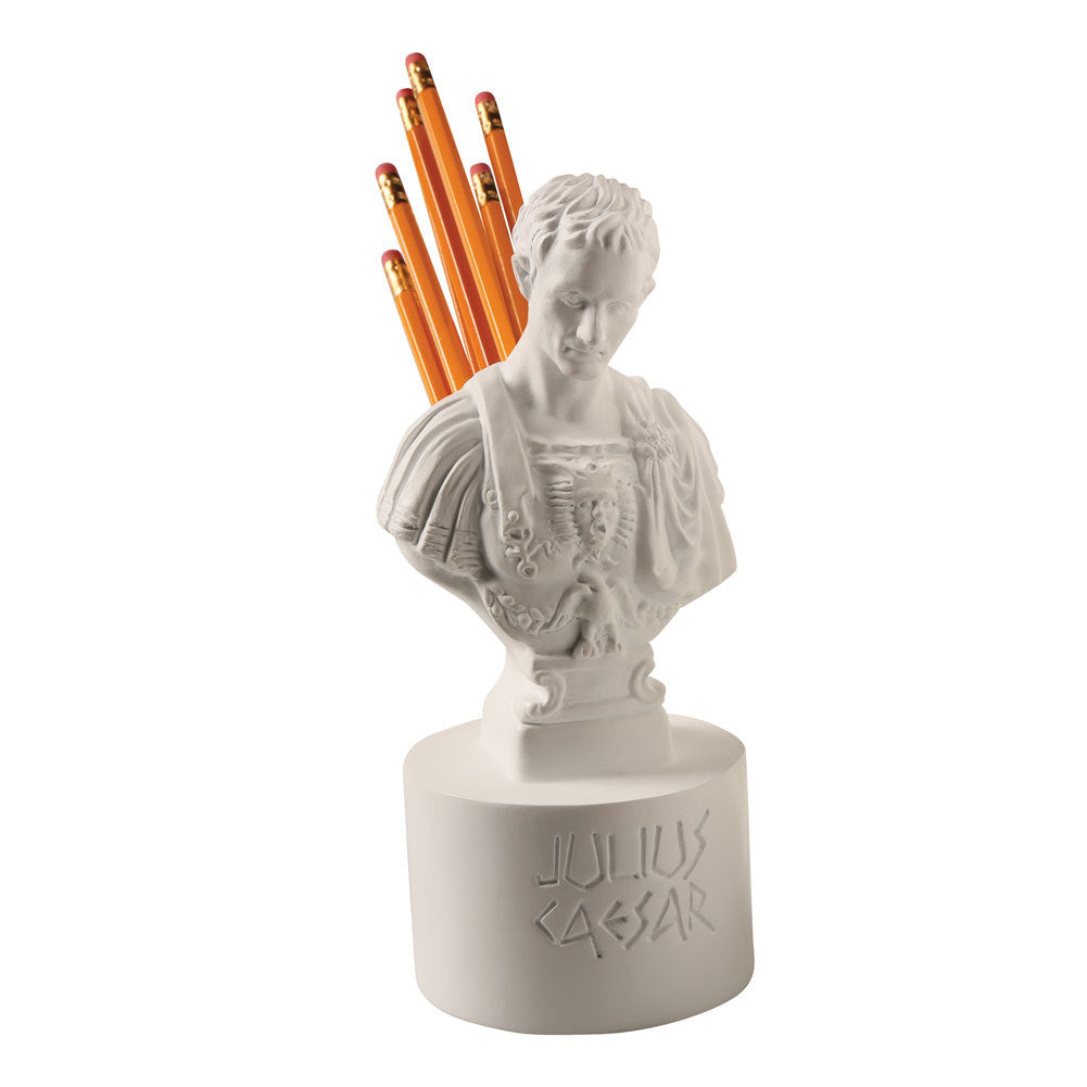 Ides of March Bleistifthalter, Julius Caesar Büste Statue Stifthalter