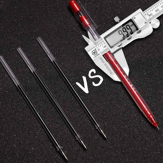 DELI A116 Gelpen met grote capaciteit, naaldpunt, 0,5 mm, fijne punt, 12 stuks