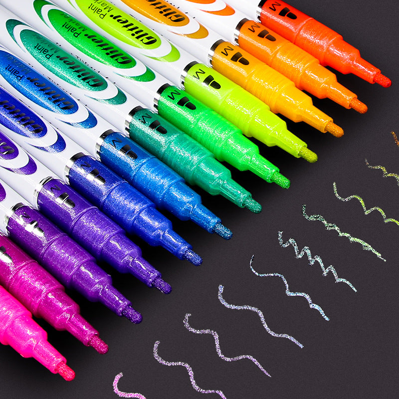 BESTDI Paint Pens 12 marcadores acrílicos permanentes de color