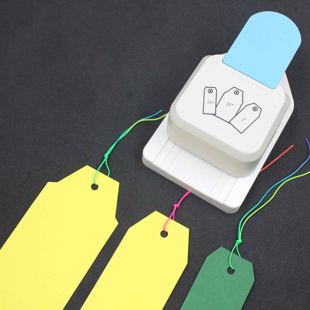 3in1 Craft Tag Paper Punch 1,5/2/2,5 tum