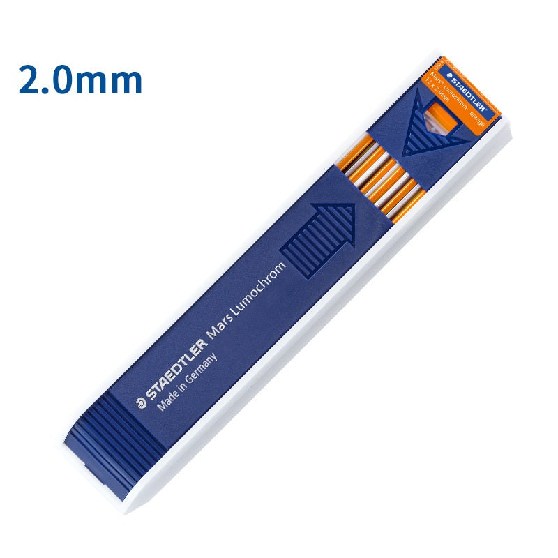 Staedtler 204 Mars Carbon Lead, 2mm, 12 Lead Orange