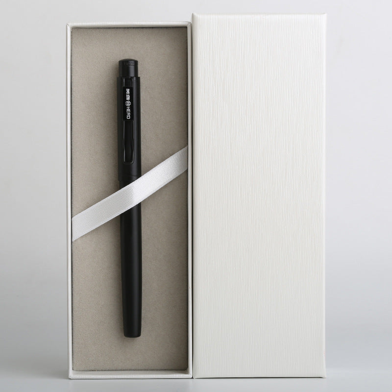 Hero H629 Iridium Gold Fountain Pen Black