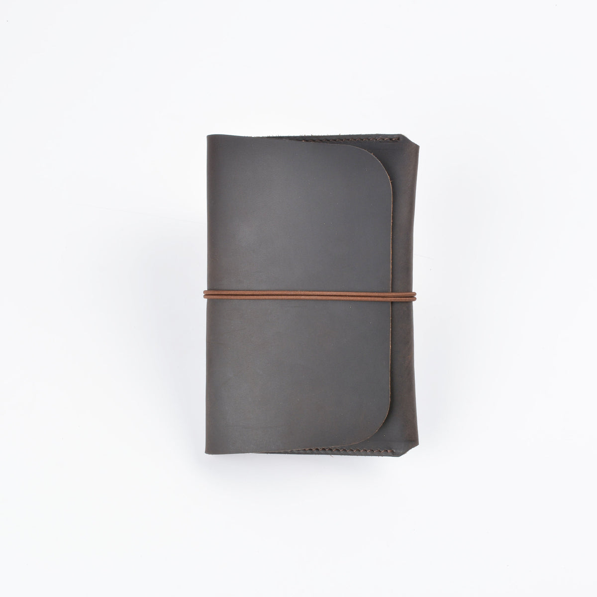Genuine Leather Passport Card Holder Travel Wallet Coffee