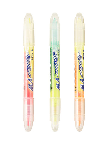 Pilot Spotliter VW Rotuladores resaltadores de doble punta, 6 colores, 3 paquetes
