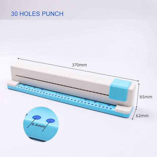 30 Hole Paper Punch for Discbound Notebooks Journaling Supplies