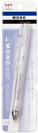 Tombow Druckbleistift, Monograph, klare Farbe, 0,3 mm, transparent (DPA-139A)