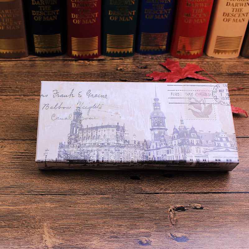 Ensemble de 6 plumes d'encre pour stylo plume de calligraphie en bois