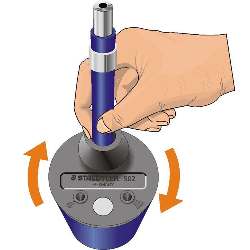 Staedtler 502 Mars - Puntero y tubo de acción giratoria para cables de 2 mm