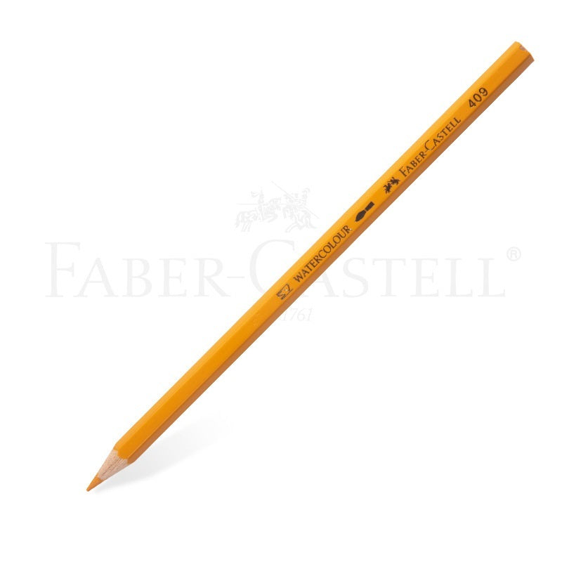 Faber-Castell Watercolor Pencil Single Colour - 12 Pack 409 Orange