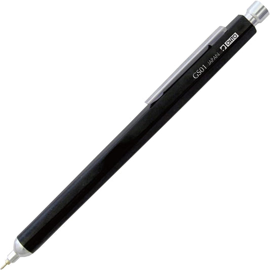 OHTO JAPAN GS01 Ballpoint Pen - 0.7mm - Black Ink - Black Body