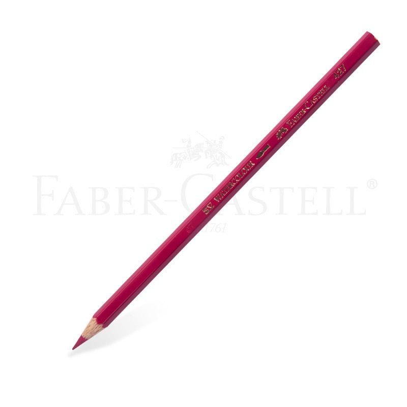Faber-Castell Watercolor Pencil Single Colour - 12 Pack 427 Rose Red