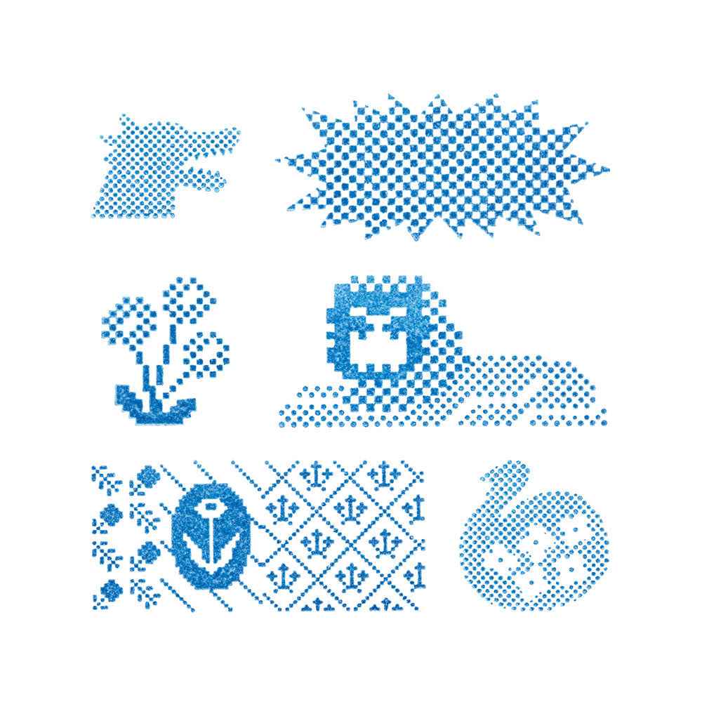 KING JIM Kori Jirushi Ice Cube Stamp Set HITOTOKI
