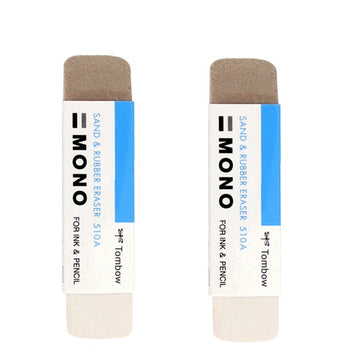 Tombow Mono Sable et gomme en caoutchouc pour encre et crayon, paquet de 2