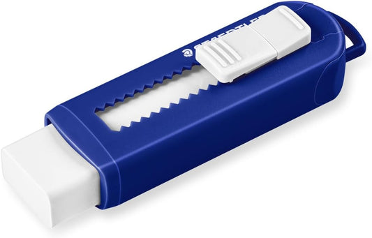 Staedtler Gleitradierer mit Kunststoffhülle, blau, 4er-Pack