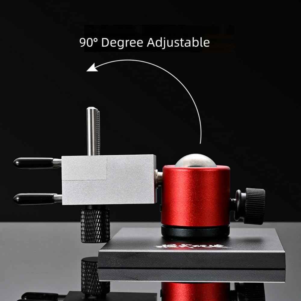 DSPIAE Tabletop Vise Mini Vice Spherical Rotating Metal Base for Hobbies