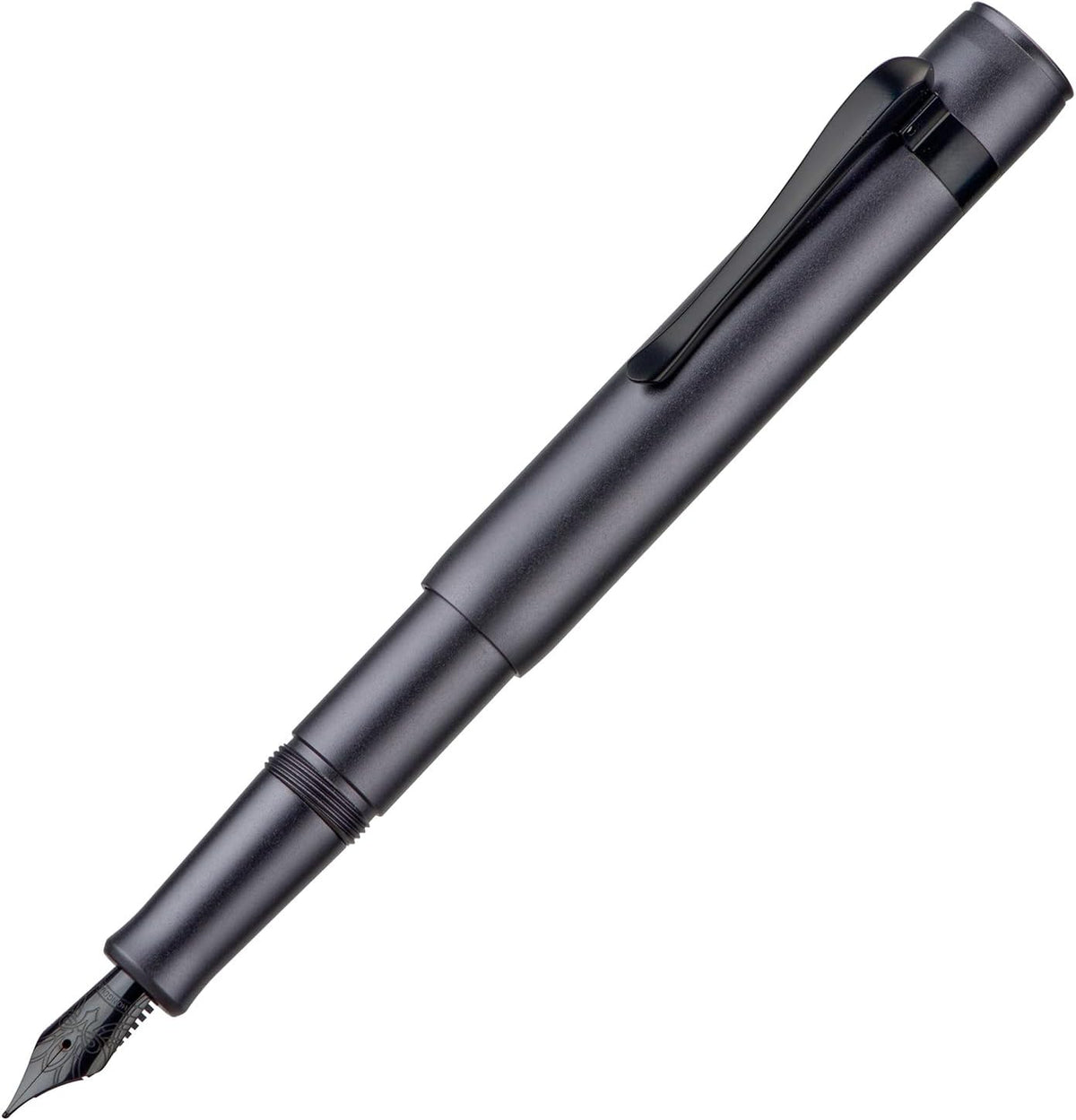 Hongdian M2 Mini Fountain Pen,Aluminium Short Pocket Travel Pen Space Gray