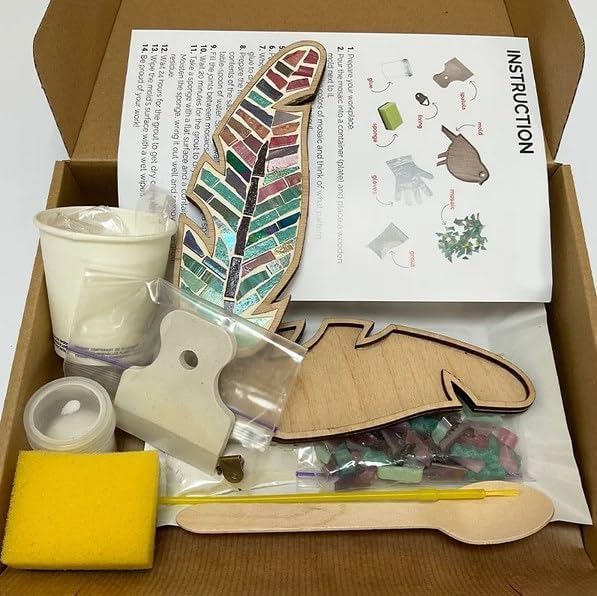 DIY-Mosaik-Holz-Bastelsets für Kinder und Erwachsene