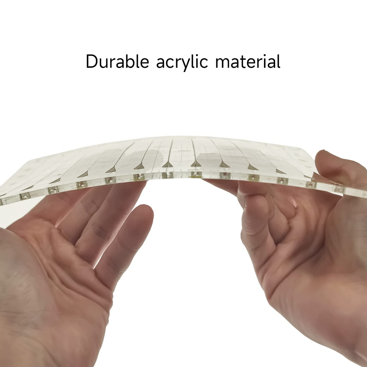 Slotted Quilting Ruler Stripology Acrylic for Fabric Cutting 6.5 Inch