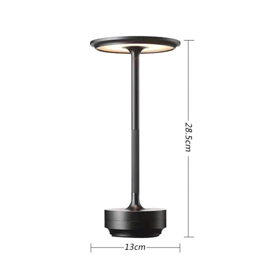 5200mAh Rechargeable Cordless LED Table Lamp Black