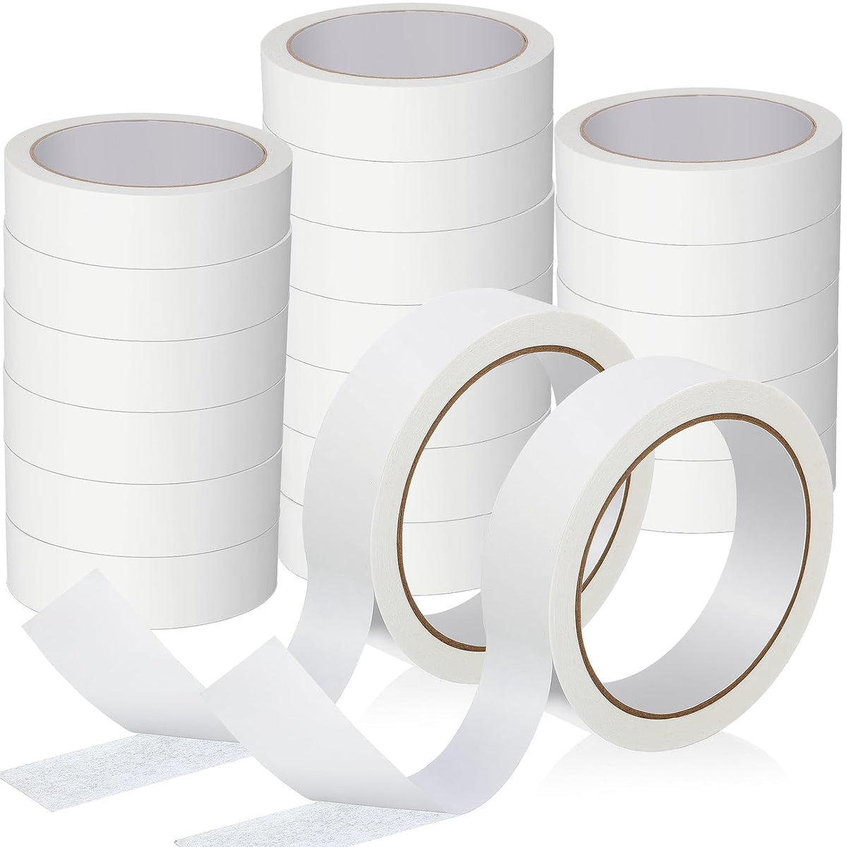 20 rollen dubbelzijdig plakband voor ambachtelijke scrapbooking (1in x 50Ft)