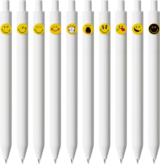 Kaco SMILEY WORLD Cute Gel Pens 10 Pieces Set