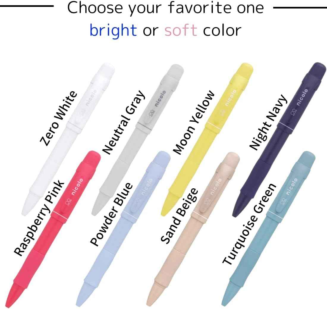 SUN-STAR Nicolo 2in1 Mechanical Pencil,0.5mm&0.3mm with Eraser