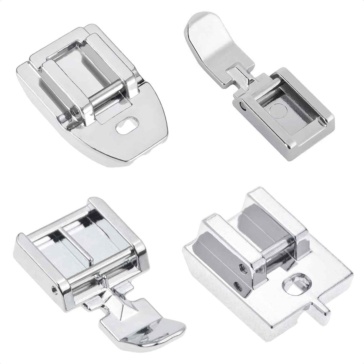 4 Pieces Invisible Concealed Narrow Zipper Presser Foot