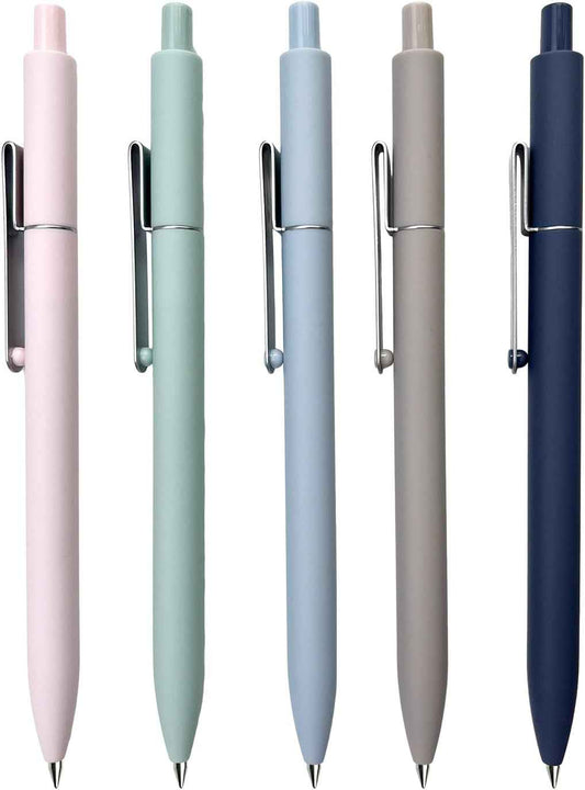 Kaco MIDOT 5 Stück einziehbare Gelstifte, 0,5 mm feine Spitze