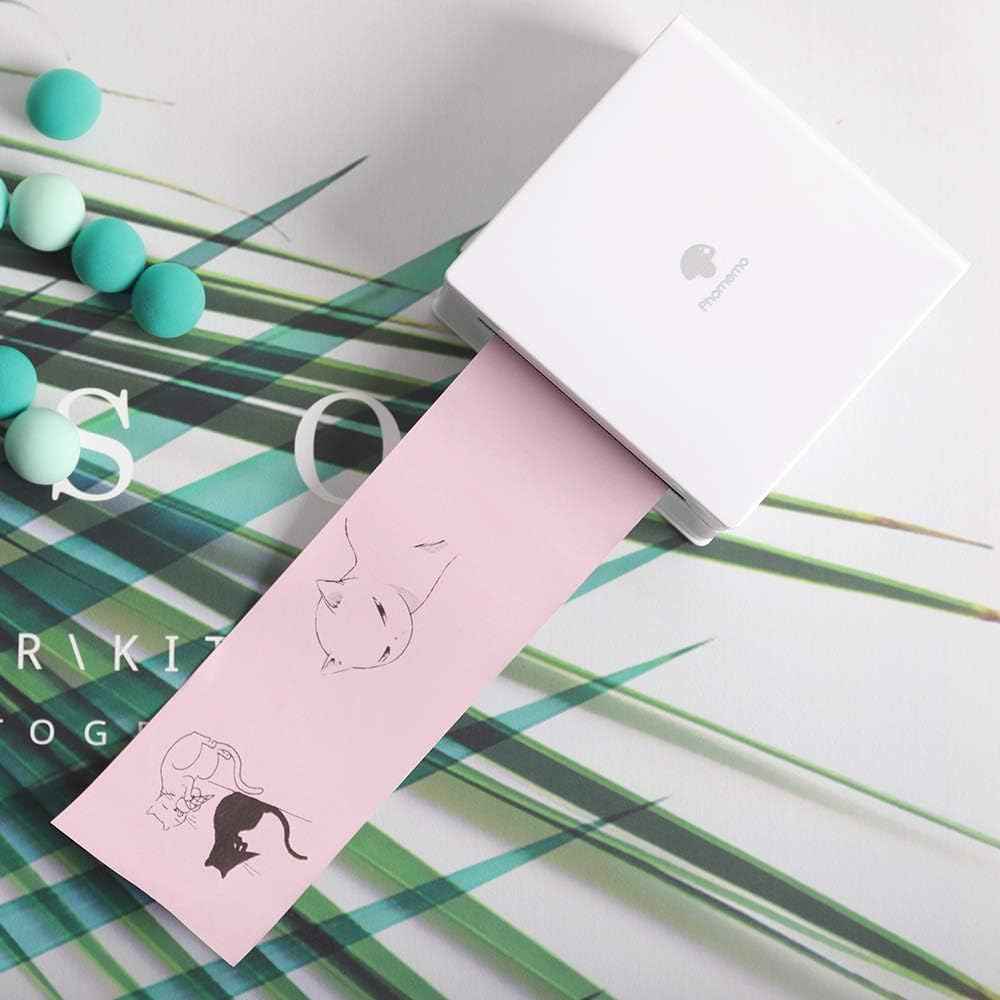 Colorful Thermal Paper 53mm x 6.5m for Phomemo M02/M03 Pocket Printer