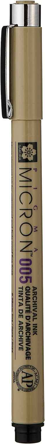 Sakura Pigma Micron Stift – Größe 005 – 0,2 mm – 9-Farben-Bundle