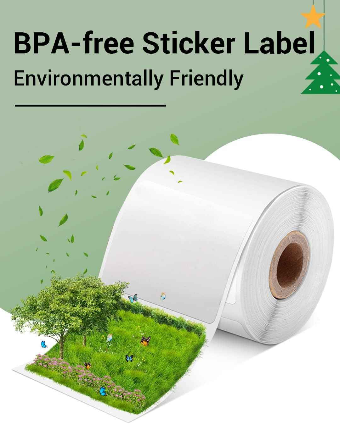 Phomemo M110/M120/M200/M220 Papier Thermique 30x20mm Étiquettes Blanc