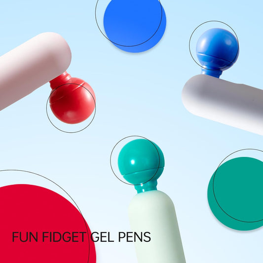 Kaco POPUP Gel Pens 5 Pieces 0.5mm Black Ink
