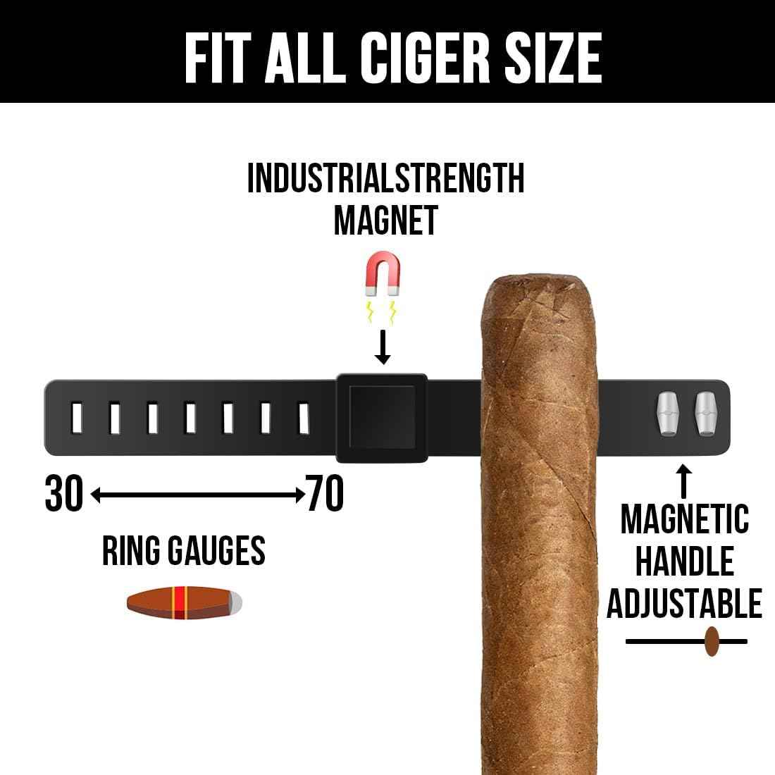 2PCS Magnetic Stogie Cigar Holder for Golf Cart