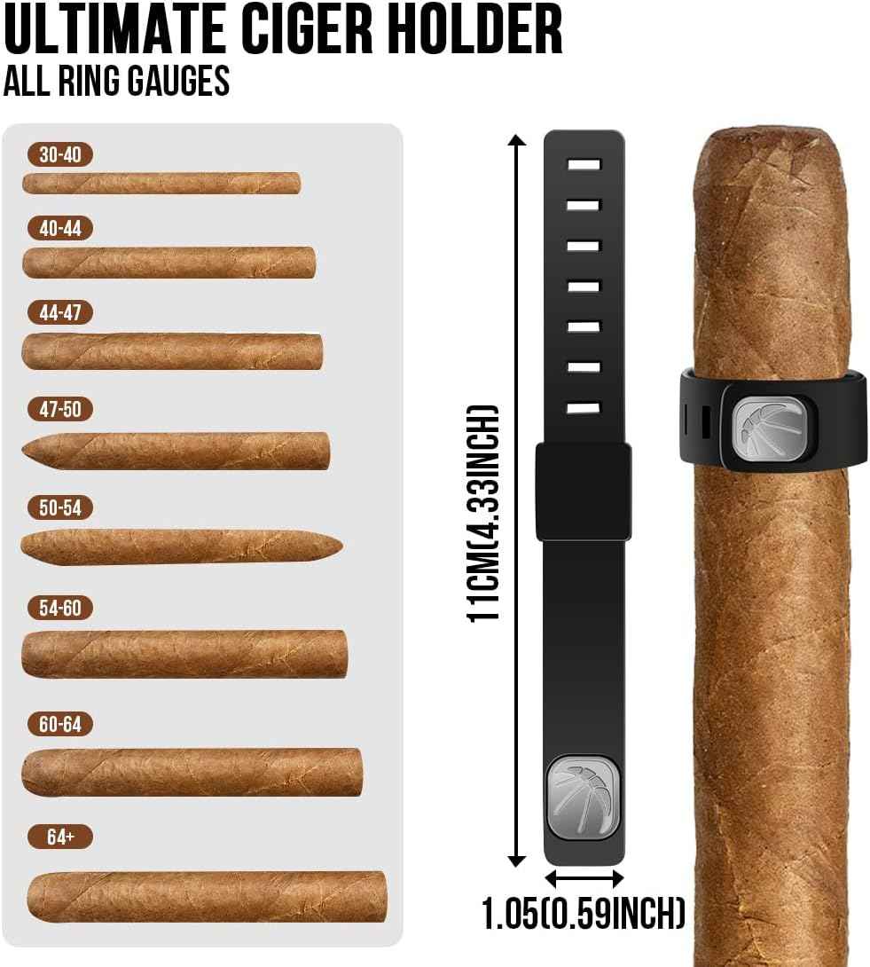 2PCS Magnetic Stogie Cigar Holder for Golf Cart