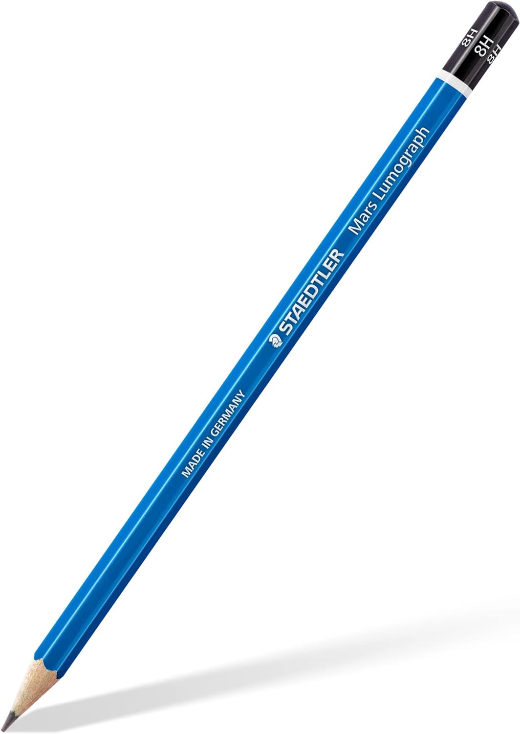 Staedtler 100 Mars Lumograph 8H Grafiet Art-tekenpotlood, 12 stuks