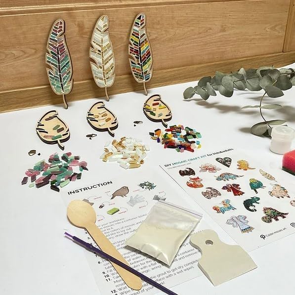 DIY-Mosaik-Holz-Bastelsets für Kinder und Erwachsene