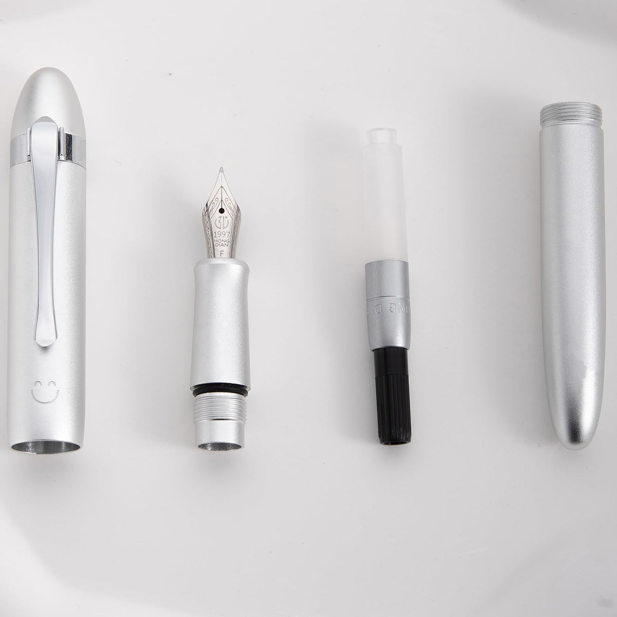 Hongdian Mini Pocket Travel Fountain Pen Submarine Shape Aluminium
