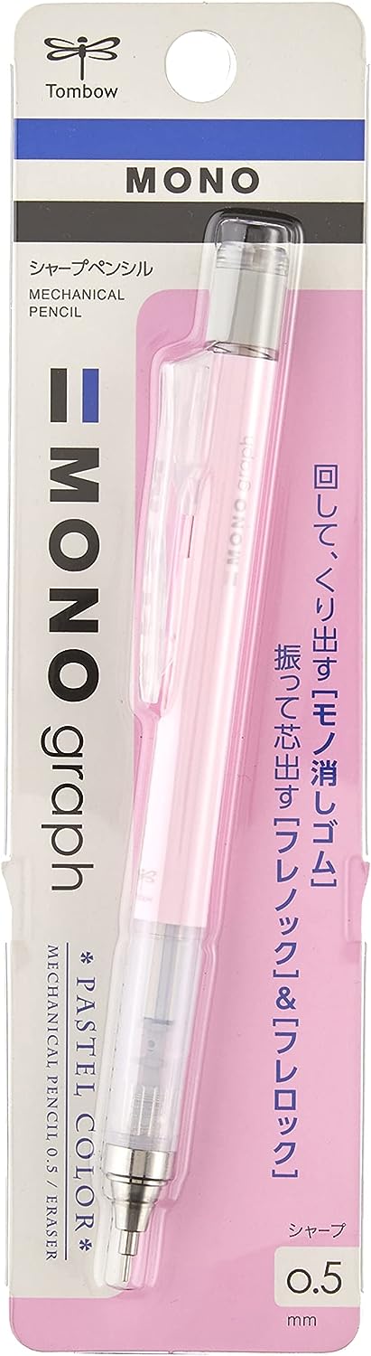 Tombow Druckbleistift, Monograph Pastellfarbe 0,5 mm, Sakura Pink (DPA-136E)
