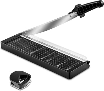 Portable Heavy Duty 12" Guillotine Paper Cutter Trimmer
