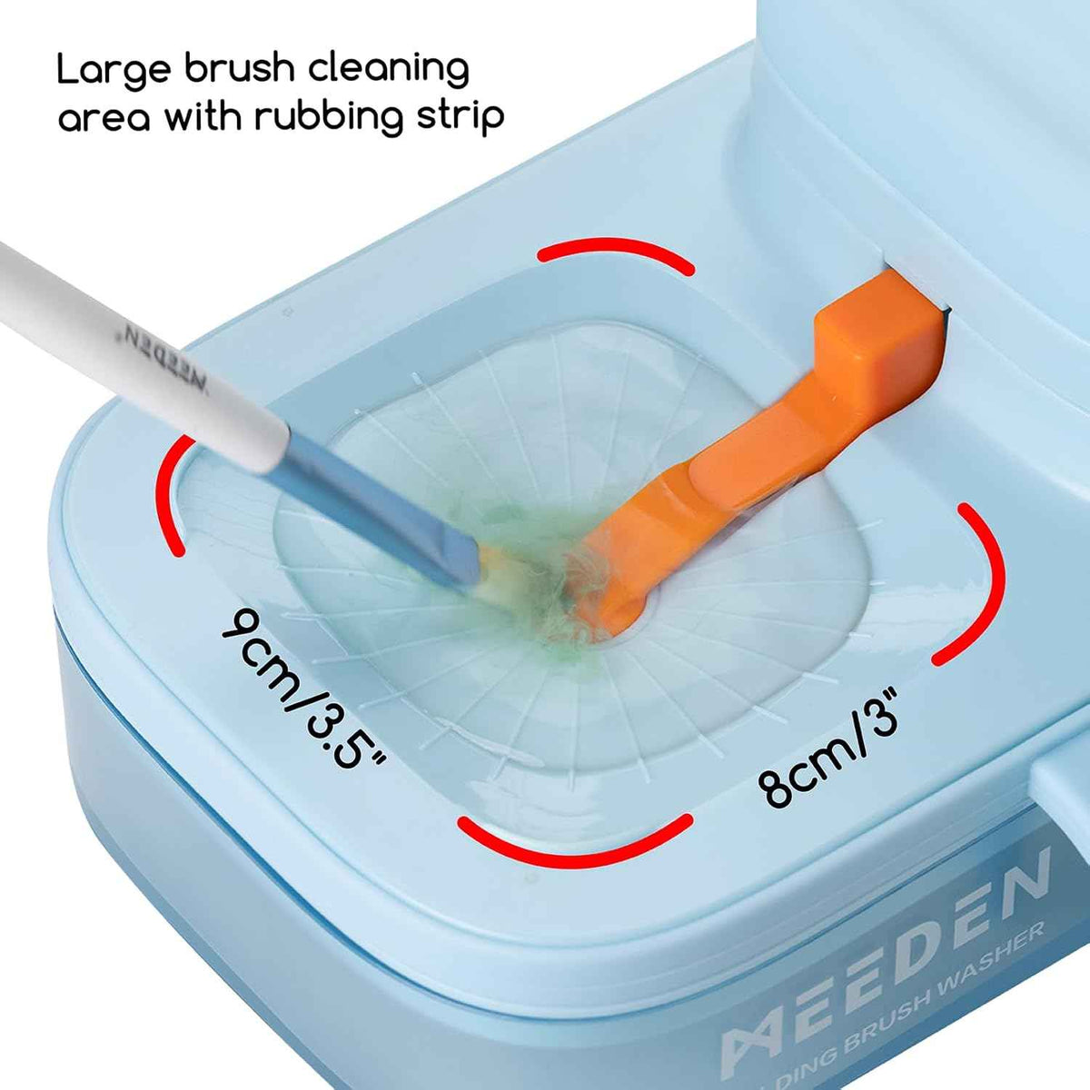 MEEDEN Portable Paint Brush Cleaner Rinser