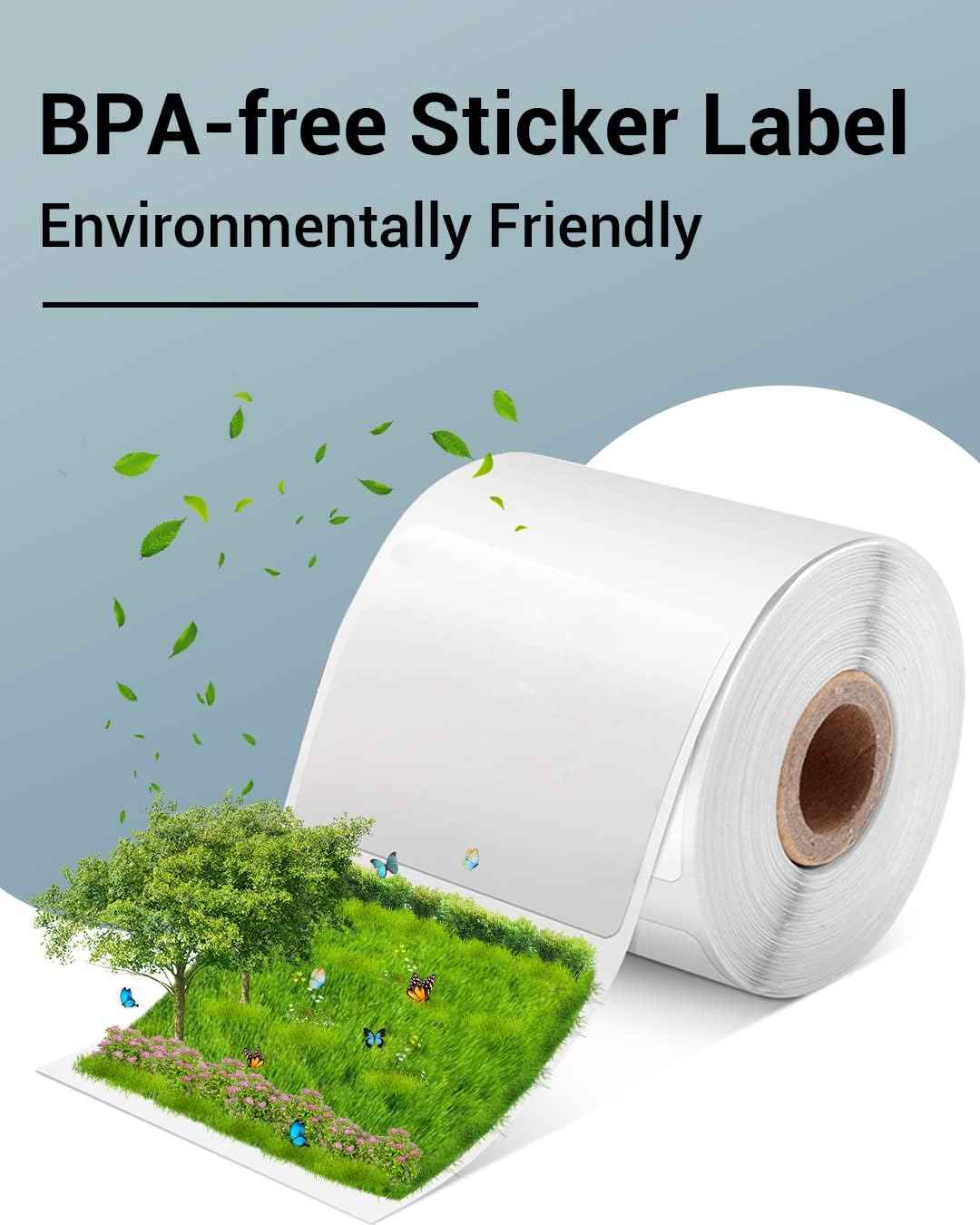 Papier termiczny Phomemo M110/M120/M200/M220 40x30mm Etykiety biały