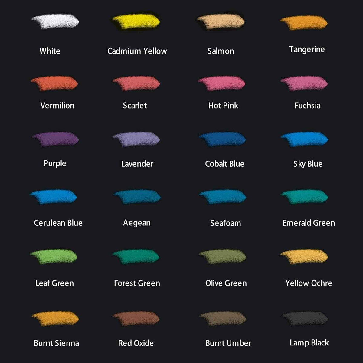 Mont Marte Soft Pastels in Tin Box Signature 24 Colours