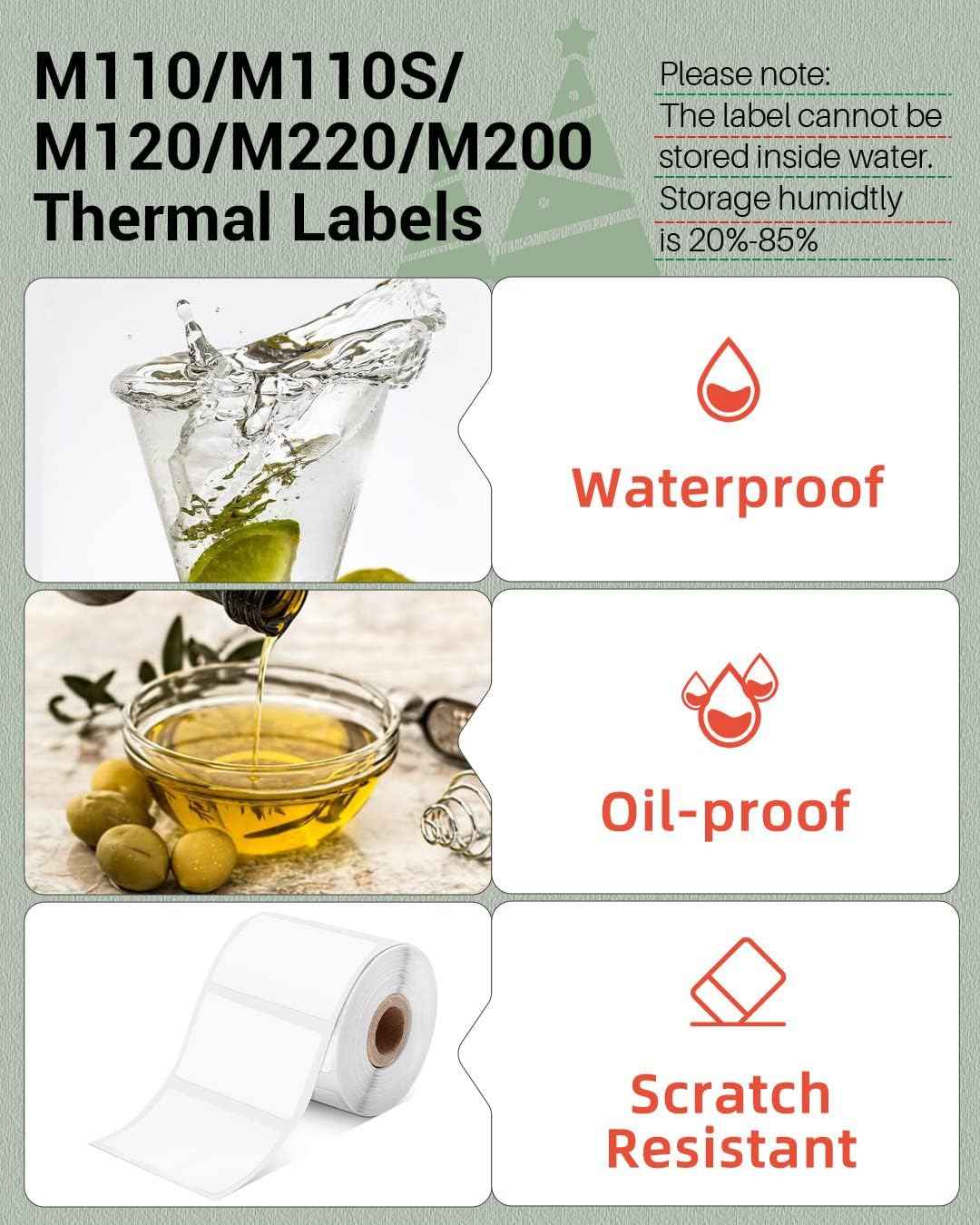 Étiquettes thermiques Phomemo pour M110/M221/M220/M120/M200,30x20mm