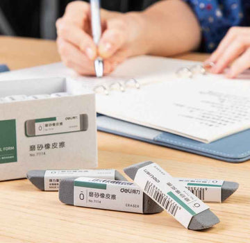 DELI 71114 Sand Eraser for Ink Markings 4-Pack