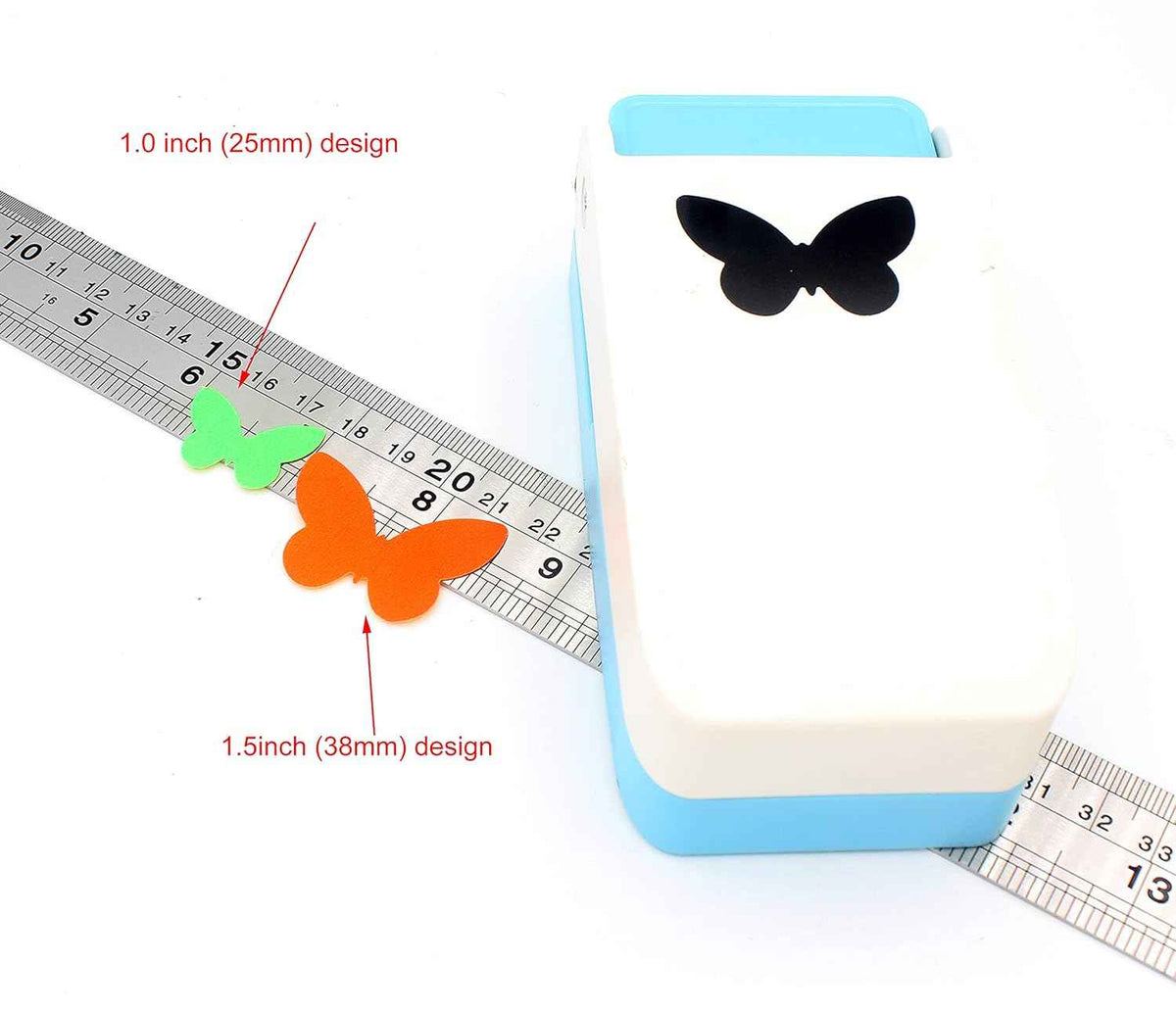 38mm Craft Scrapbooking Embossing Paper Pucher Butterfly 1.5inch