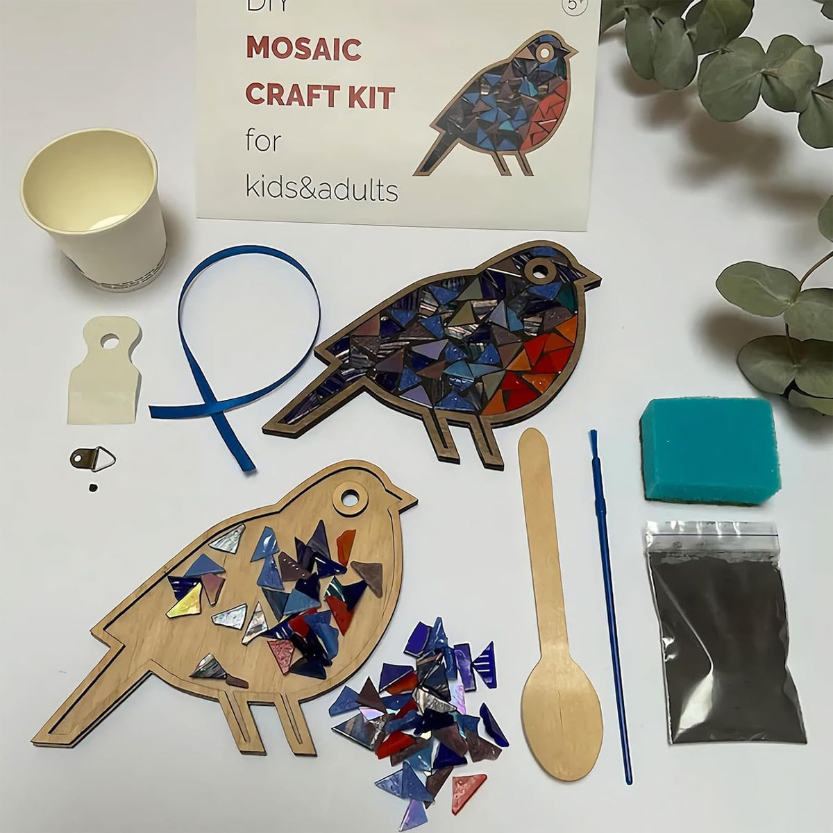 DIY-Mosaik-Holz-Bastelsets für Kinder und Erwachsene