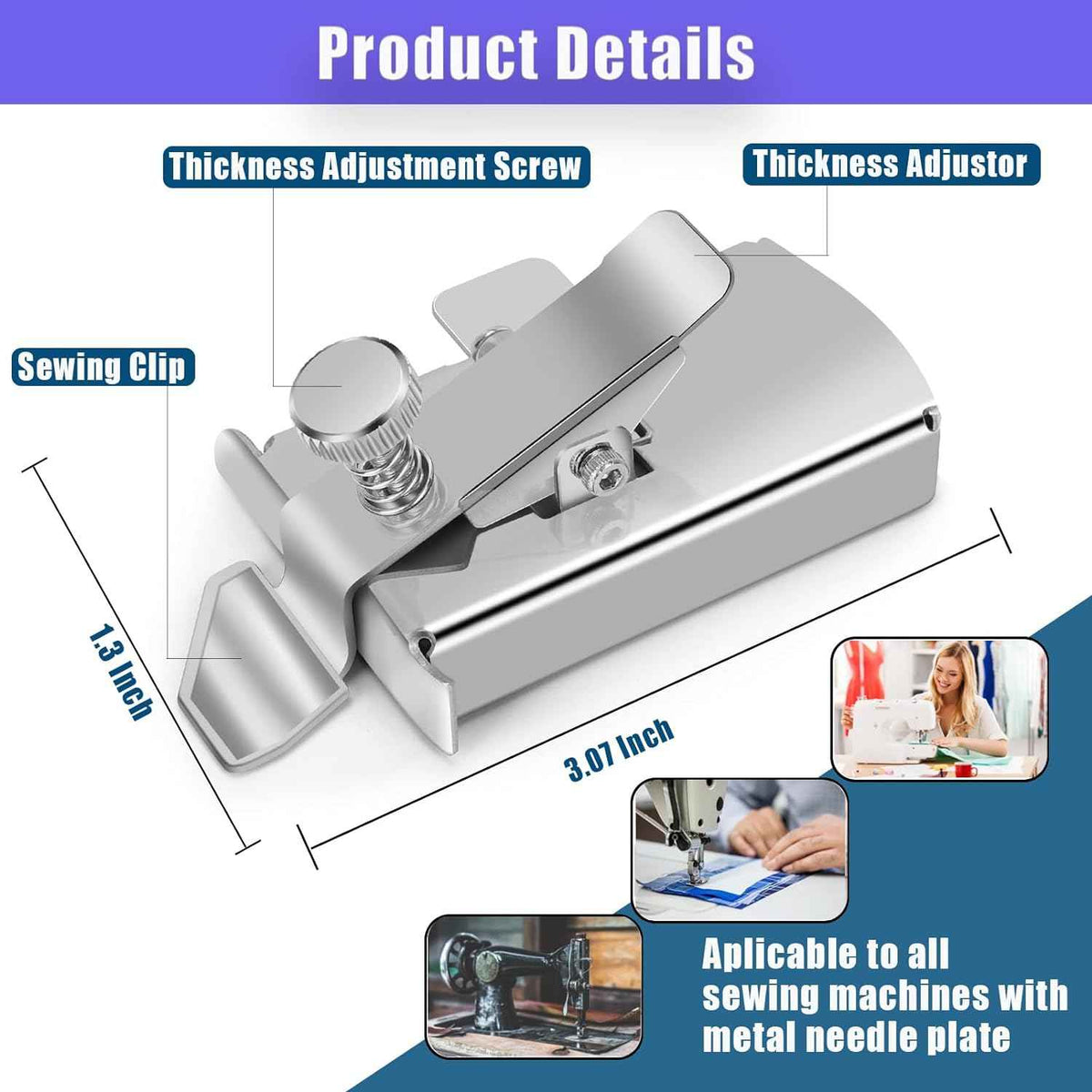 Upgraded Magnetic Seam Guide for Sewing Machine