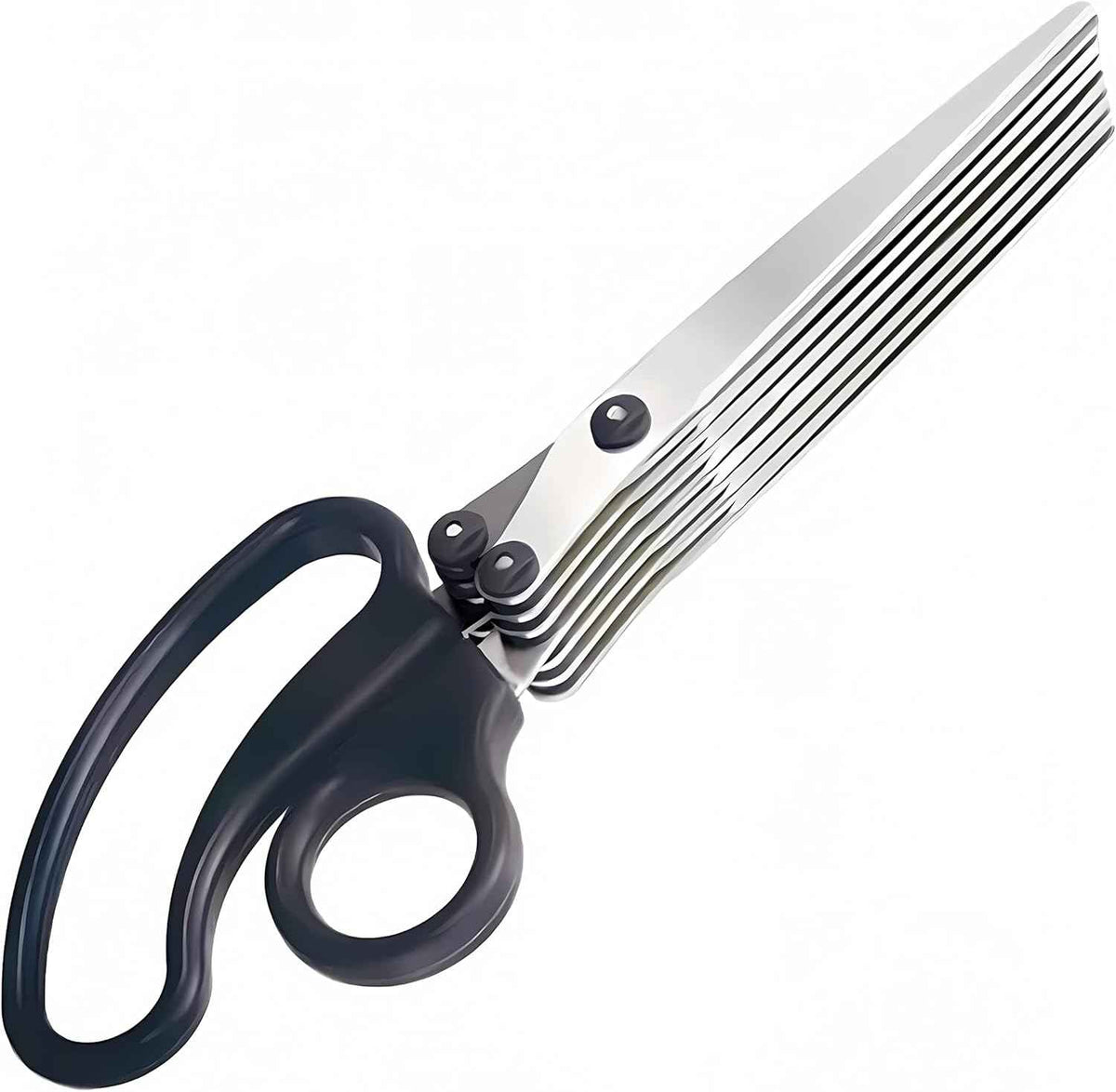 Sunstar 7-Blade Shredder Scissors,7.9 inches (200mm),Black