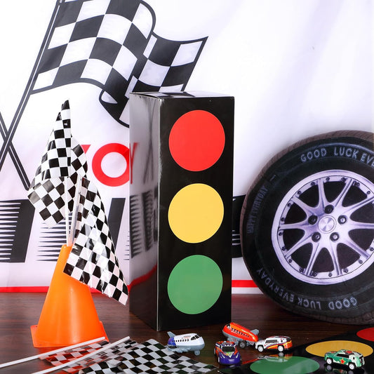 Traffic Light Favor Boxes Birthday Party Construction 2 Pack