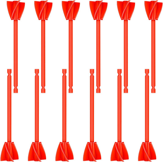 12Pcs Helix Paint Mixer Drill Attachment Red